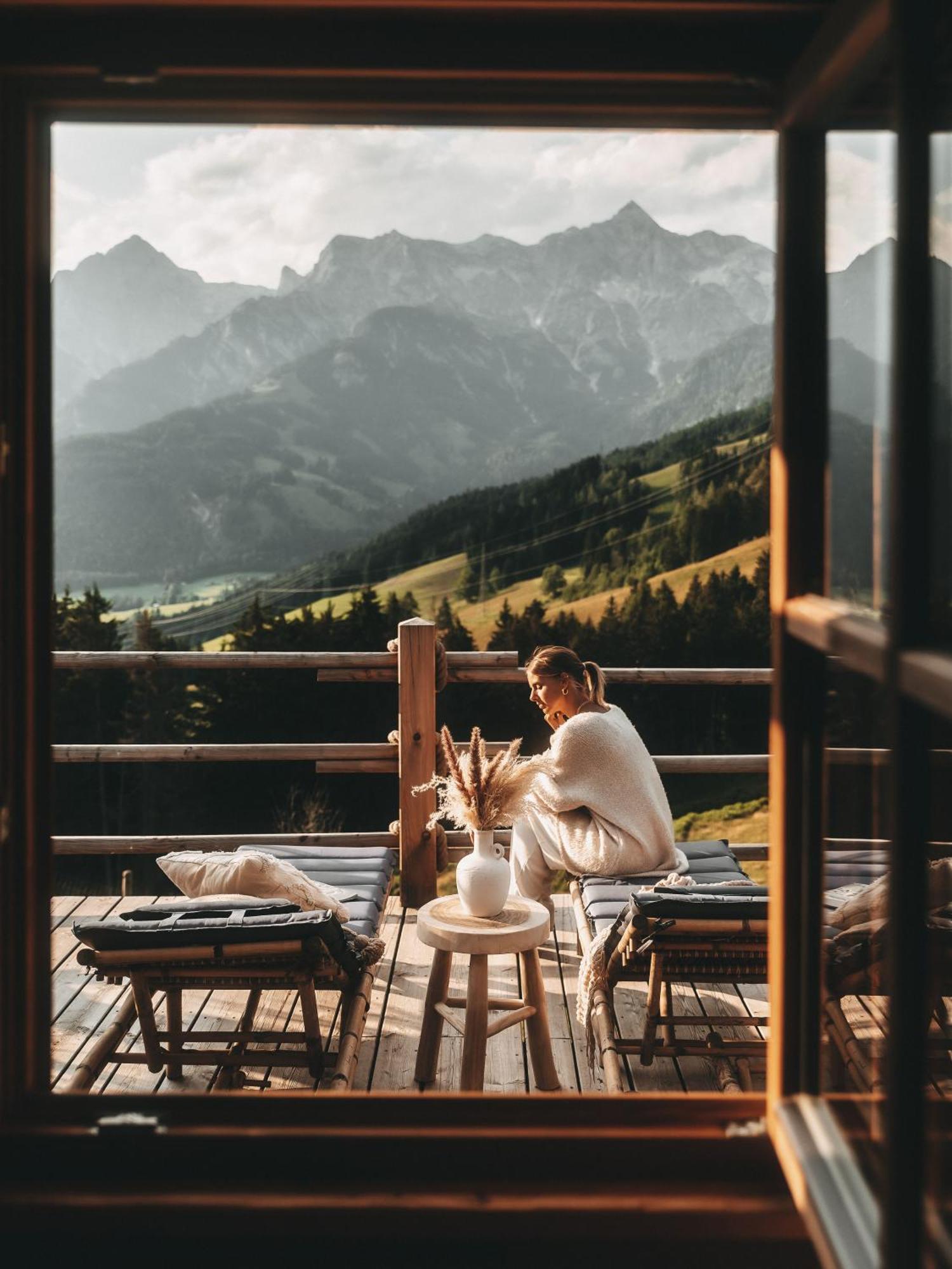 Jufenalm Boho Hotel & Restaurant Мариа-Альм Экстерьер фото
